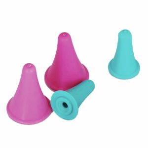 Pinnebeskyttere i gummi, 4 stk